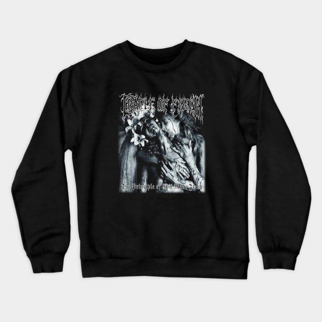 The Principle Of Evil Made Flesh Crewneck Sweatshirt by Visionary Canvas